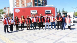 Elazığda mobil sosyal hizmet aracı vatandaşlarla buluştu