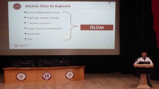 Elazığda sağlık çalışanlarına KKKA eğitimi