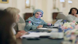 Emine Erdoğanın NATO marjında buluşturduğu lider eşleri Çocuklar, Teknoloji ve Güvenlik konusunu ele aldı
