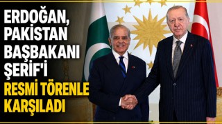 Erdoğan, Pakistan Başbakanı Şerif'i Resmi Törenle Karşıladı