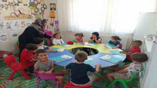 Erzincanda 4-6 yaş Kuran kursu ziyaret edildi