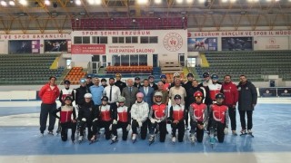 Erzurum'da Uluslararası Short Track Kampı