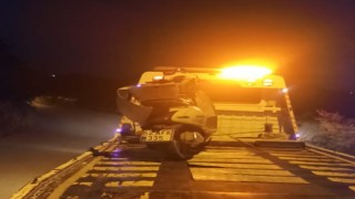 Fatsada motosiklet duvara çarptı: 1 ölü