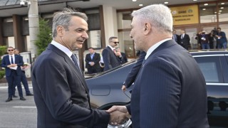 Fransa Cumhurbaşkanı Macron ve Yunanistan Başbakanı Miçotakis Ankarada