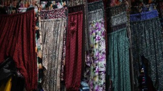 Gaziantepte sıcak havalar şalvara ilgiyi artırdı