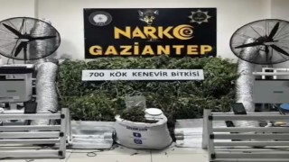 Gaziantepte uyuşturucu imalathanesine baskın