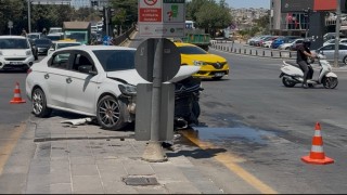 Gaziantepte zincirleme kaza: 3 araç hasar gördü