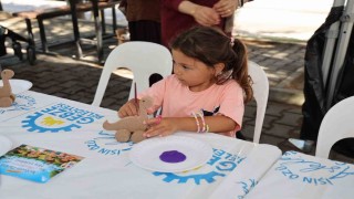 Gebzede çocuklar için parklarda el becerisi atölyeleri kuruldu