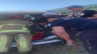 Gemlikte işçi servisi ile otomobil çarpıştı: 15 yaralı