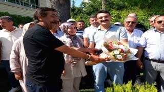 Gönüllere dokunan Emirdağ Kaymakamı konvoyla uğurlandı