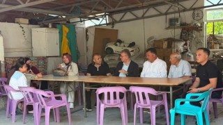 Hisarcıkta AK Partiden hane ziyaretleri