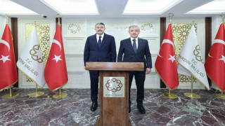 İçişleri Bakan Yardımcısı Çelik, Mardin Valisi Akkoyun ile bir araya geldi