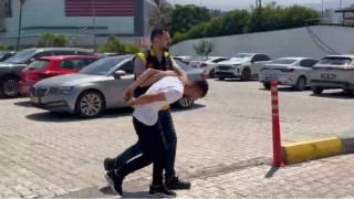İskenderunda konteyner kentten klima çalan şahıs yakalandı