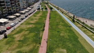 İzmir Kordonda sıcak sessizlik