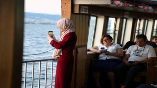İzmit Körfezinde vapur keyfi