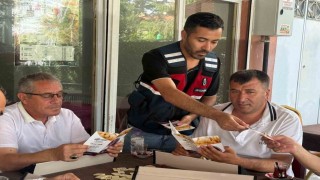 Jandarma vatandaşları dolandırıcılık konusunda bilgilendirdi