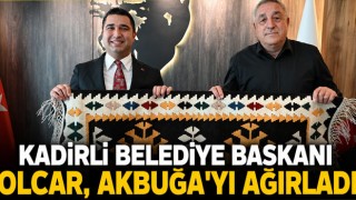 Kadirli Belediye Başkanı Olcar, Akbuğa'yı Ağırladı