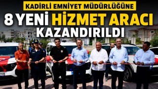 Kadirli Emniyet Müdürlüğüne 8 Yeni Hizmet Aracı Kazandırıldı
