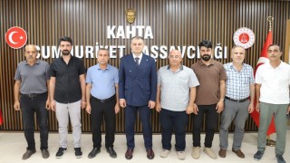Kahta Gazeteciler ve Yazarlar Cemiyetinden Cumhuriyet Başsavcısı Atalaya hayırlı olsun ziyareti