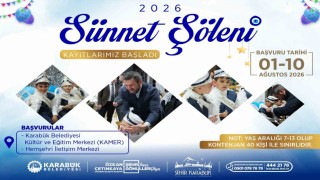 Karabükte 3. Geleneksel Sünnet Şöleni için kayıtlar alınıyor