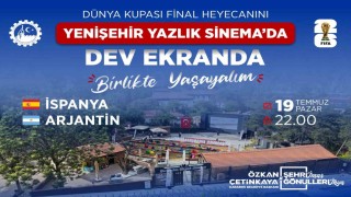 Karabükte dünya kupası finali dev ekranda izlenecek