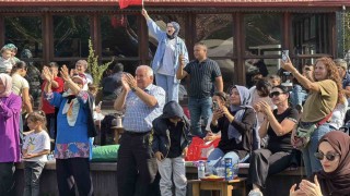 Karabükte Filenin Sultanlarının şampiyonluk maçı dev ekranda izlendi