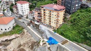 Karadenizde istinat duvarı riski büyüyor