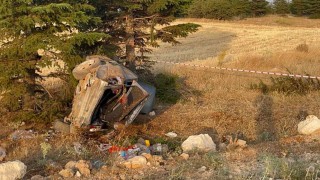 Karaman'da otomobil şarampole takla attı: 1 yaralı