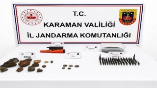 Karamanda tarihi eserler ele geçirildi: 6 tutuklama