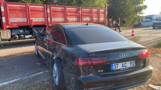Kastamonuda iki otomobil çarpıştı: 2 yaralı