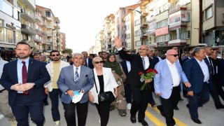 Kayısı Festivali kortej yürüyüşü coşkuyla yapıldı