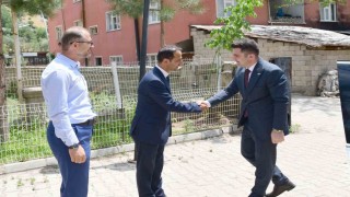 Kaymakam Abdullah Sarıdan İlçe Millî Eğitim Müdürlüğüne ziyaret