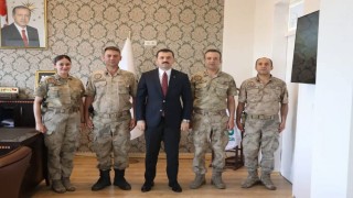 Kaymakam Ahmet Coşkundan tayin olan jandarma personeline teşekkür