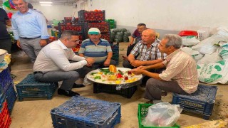 Kaymakam Dalak pazaryerinde esnaf ve vatandaşlarla buluştu