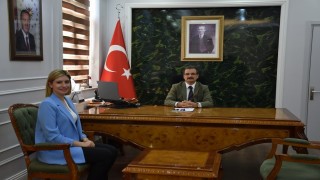 Kaymakam Güldoğan, yeni başhekimi ağırladı
