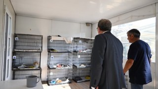 Kaymakam Helvacıdan hayvan bakımevinde yerinde inceleme