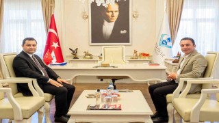 Kaymakam Temelin ilk ziyareti Başkan Dökmeciye