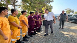 Kaymakam Topsakaloğlu, ilk müdahale ekibinde incelemelerde bulundu
