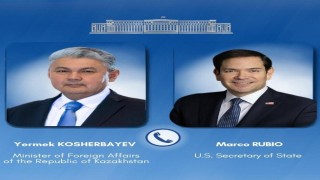 Kazakistan Dışişleri Bakanı Koşerbayev, ABDli mevkidaşı Rubio ile Hazar Boru Hattı Konsorsiyumu saldırılarını görüştü