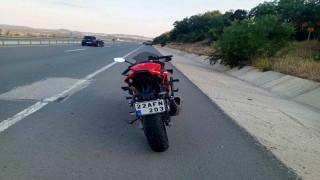 Keşanda otomobil ile çarpışan motosiklet sürücüsü yaralandı