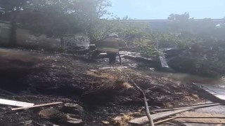Kırıkhan'da bahçe yangını