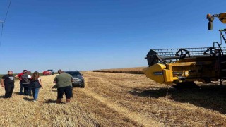 Kırklareli'nde hasat sezonunda biçerdöver denetimleri sürüyor