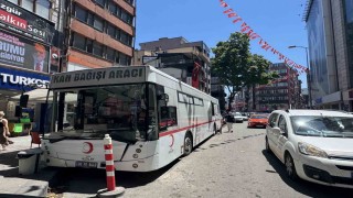 Kızılaydan kan bağışı