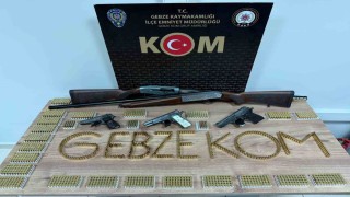 Kocaelide operasyon: Bin 513 fişek ele geçirildi