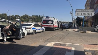 Kontrolden çıkarak devrilen motosikletin sürücüsü yaralandı