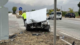 Konya'da otomobiller çarpıştı: 1'i ağır 5 yaralı