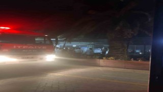 Körfezde kafenin mutfağında çıkan yangın hasara neden oldu