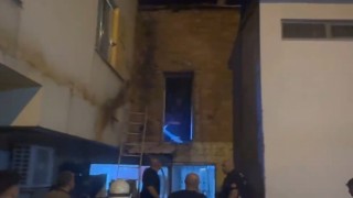 Kovancılarda baca yangını paniğe neden oldu