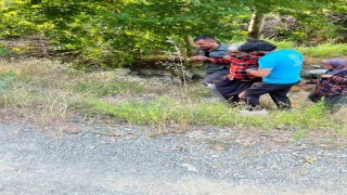 Kozan'da kayalıklardan düşen şahsı orman ekipleri kurtardı