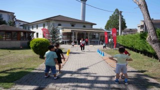 Kuran kursuna gidenlen hem eğlendi hem spor yaptı
